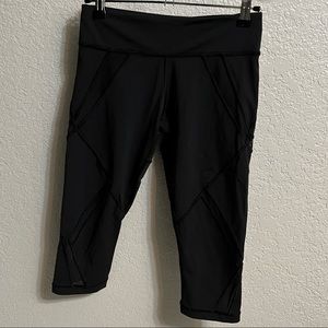 Lululemon Cropped Mesh Leggings